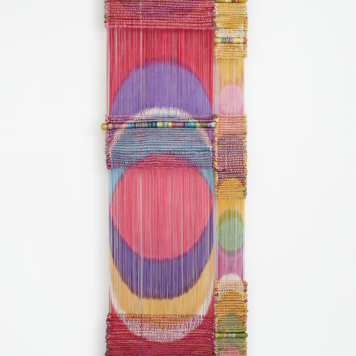 朝倉美津子/Mitsuko Asakura, レガート 2024/ Legato 2024 , 2024 絹/ Silk, H236 × W72 cm