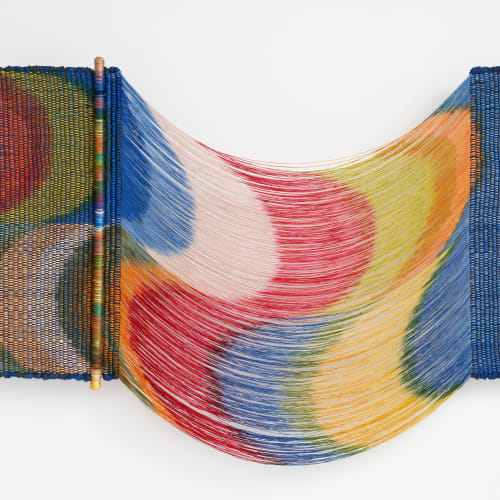 朝倉美津子/Mitsuko Asakura, Waltz 2023 , 2023 絹/ Silk, H100 × W145 cm