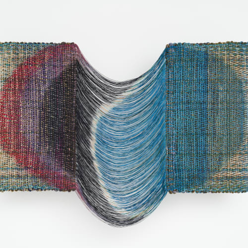 朝倉美津子/Mitsuko Asakura, Waltz , 2024 絹/ Silk, H72 × W95 cm