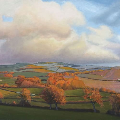 Kit Glaisyer, A view near Burton Bradstock, West Dorset, 2019-2022
