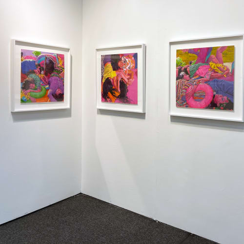 Art On Paper 2022 | LaiSun Keane booth view