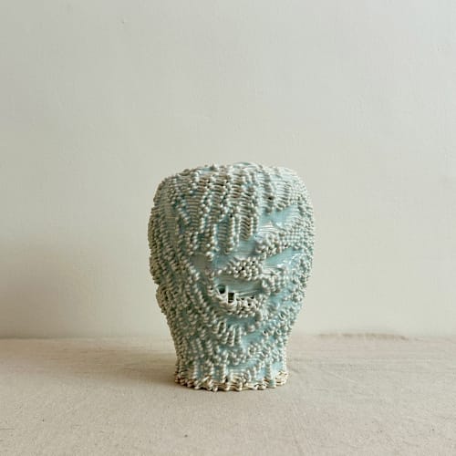 Razzle Dazzle: Chun Meiping, 2024 3D printed 3mm porcelain and glaze 10 x 7 x 7in (RL004)