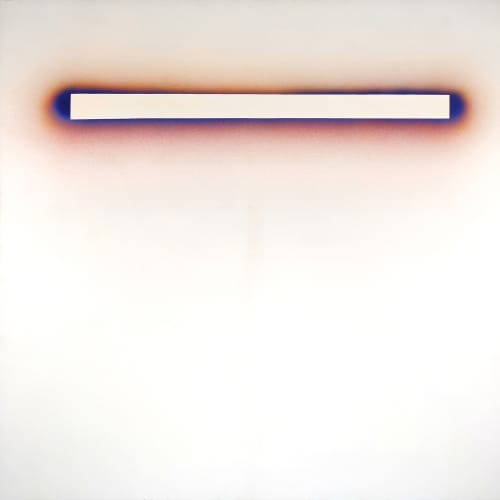 "BALKENBILD", 1969 Acryl auf Leinwand (Luftpinsel) 190 x 195 cm