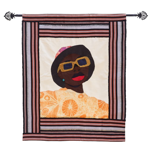 Cecilia Lamptey-Botchway, Golden Beaded Sunglasses, 2024
