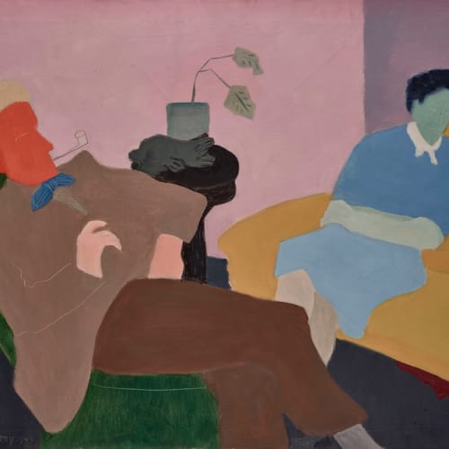 Milton Avery Husband and Wife, 1945