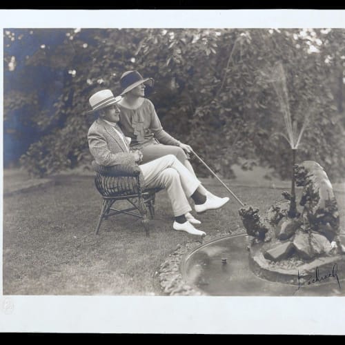 Portrait of Jane Peterson and M. Bernard Philipp, 1926 or 27 Louis Fabian Bachrach, photographer Archives of American Art, Smithsonian Institution