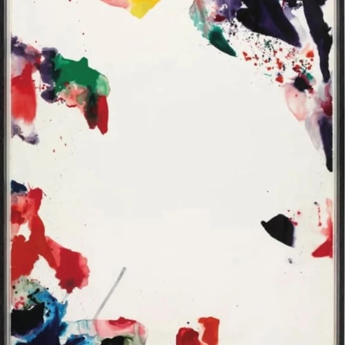 Sam Francis Untitled, 1970 Acrylic on paper 63 3/4 x 48 in 161.9 x 121.9 cm Available at Surovek Gallery