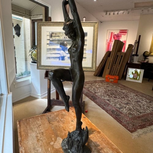Harriet Whitney Frishmuth JOY OF THE WATERS, MODELED IN 1920; CAST BY 1970 Bronze height 44 in height 111.8 cm Available at Surovek Gallery
