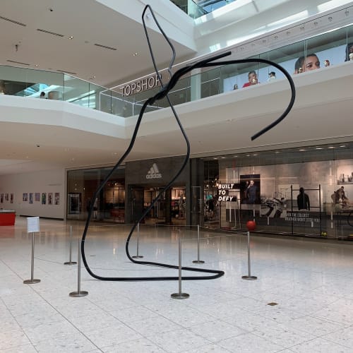 Mark Handforth’s Blackbird sculpture at the Aventura Mall. "Aventura Mall" by Phillip Pessar is licensed under CC BY 2.0.