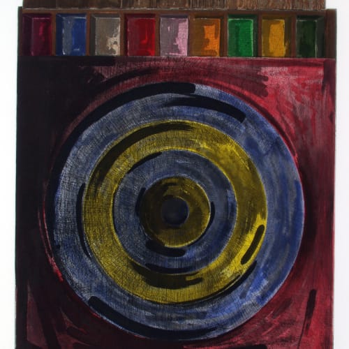 Jasper Johns Target with Plaster Casts, 1979-1980 Etching and aquatint in colors, on Rives BFK paper, with full margins 29 1/2 x 22 inches, Edition: 59/88 Signed, dated and numbered: Johns ‘80 For sale at Surovek Gallery