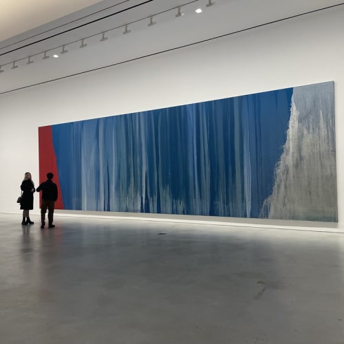 Pat Steir: Blue River and Rainbow Waterfalls Hauser & Wirth, NYC Photo by allisonmeier is licensed under CC BY 2.0.