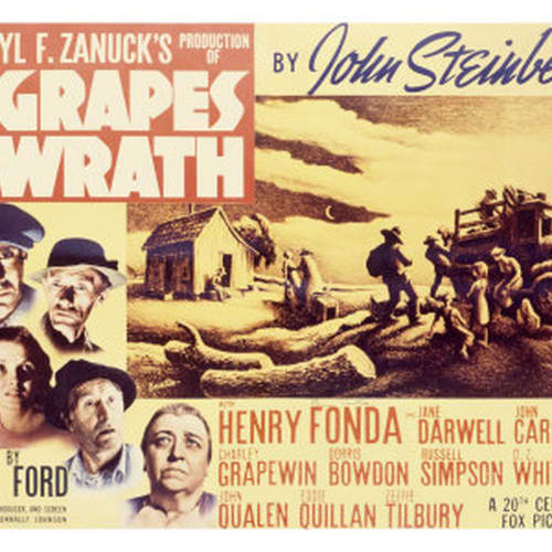 Thomas Hart Benton Billboard for The Grapes of Wrath, 1939