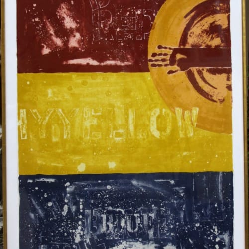 Jasper Johns Periscope, 1979 Lithograph, 50 1/8 x 36 1/8 inches, Edition: 63/65 Signed: j johns ’79 (u.r.) For sale ar Surovek Gallery