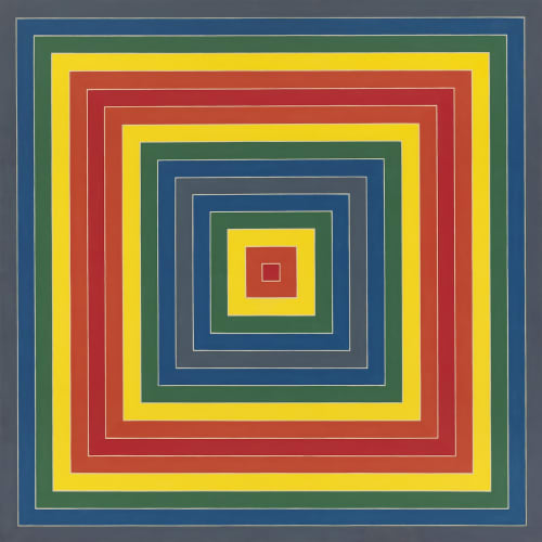 Frank Stella Gran Cairo, 1962 Alkyd on canvas 85 9/16 x 85 9/16 inches Whitney Museum Collection