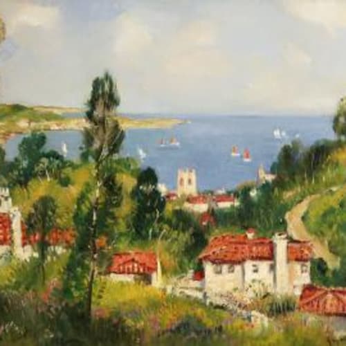 Guy C. Wiggins Mediterranean Harbor c.1928