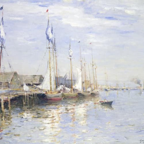 Guy Wiggins Gloucester Harbour, before 1914 Smithsonian American Art Museum