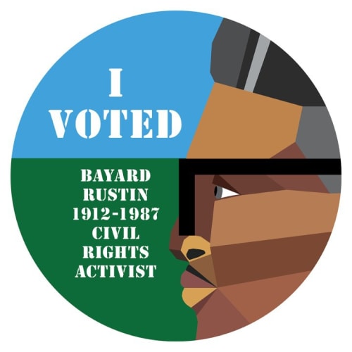 Derrick Adams design was one of those chosen by New York Magazine to encourage people to vote in the 2020 election.