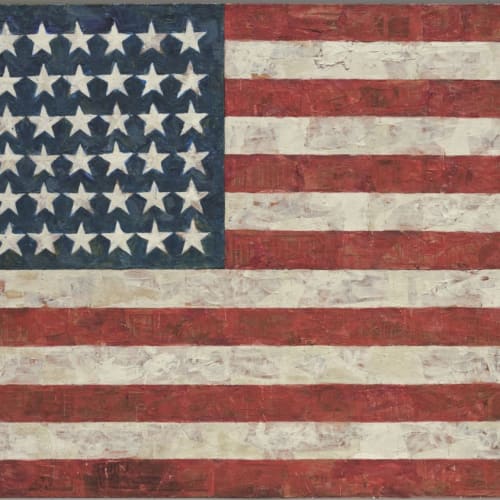 Jasper Johns Flag. 1954-1955
