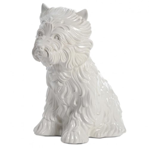Jeff Koons Puppy Ceramic 17 1/2 x 17 x 18 Edition:2181/3000 Signature embossed and numbered on bottom, For sale at Surovek Gallery