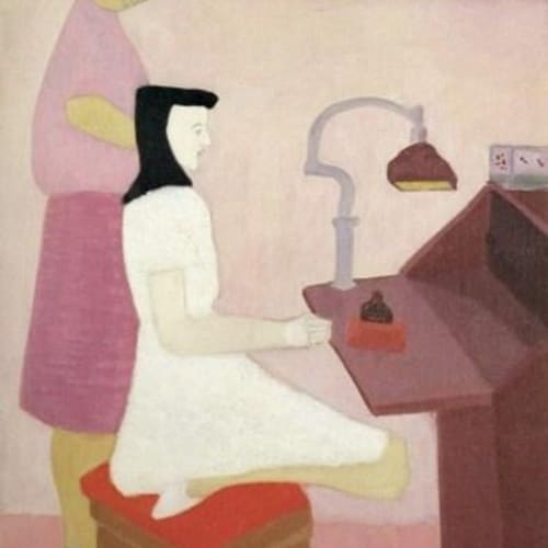 Milton Avery Two Figures at Desk, 1944