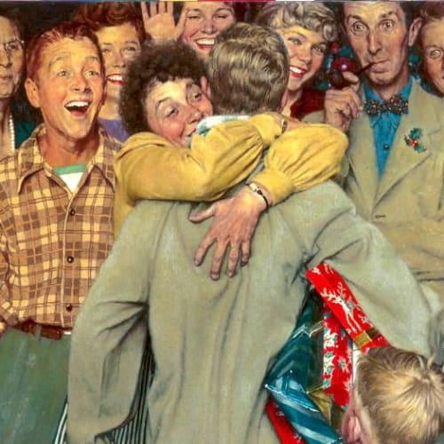 Norman Rockwell The Homecoming, December 25, 1948