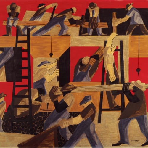 Jacob Lawrence The Builders, 1947 The White House Acquisition Trust