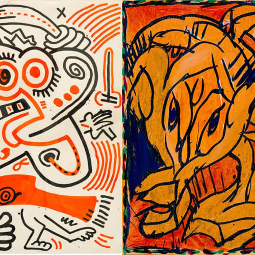 Confrontation: Keith Haring and Pierre Alechinsky On view from February 27 through October 2, 2022