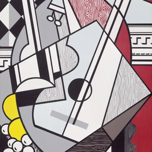 Roy Lichtenstein. Cubist Still Life, 1974 from Homage to Picasso series