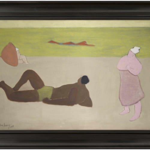 Milton Avery Seaside, 1945 Oil on canvas 28 x 43 inches Signed & dated: Milton Avery 1945 (l.1.) Available at Surovek Gallery