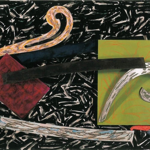 Frank Stella Inaccessible Island Rail, 1976 Mixed media on aluminum Whitney Museum of American Art