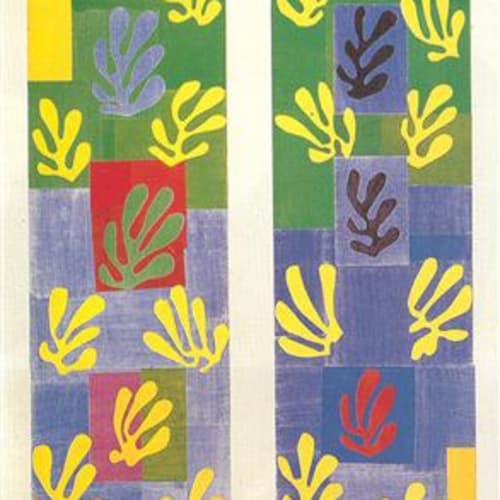Henri Matisse. Stained Glass Window Window of the Rosary Chapel Vence, 1949