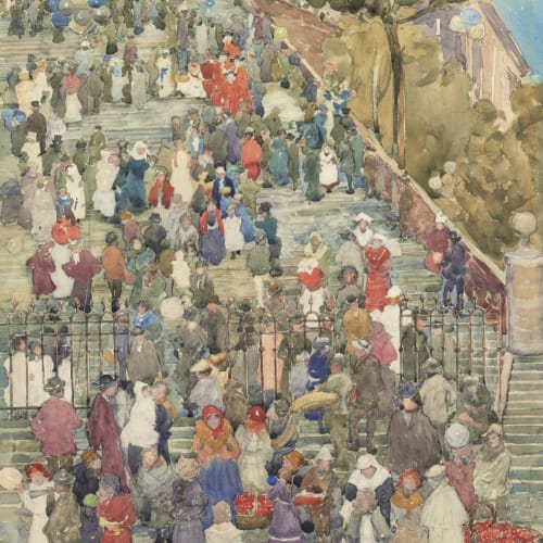 Maurice Prendergast Steps of Santa Maria d’Aracoeli, Rome c. 1898-1899