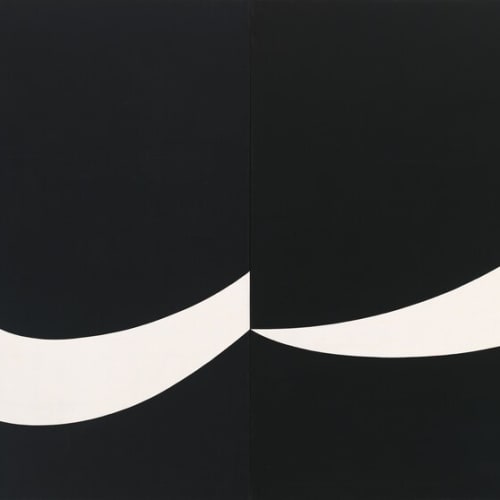 Ellsworth Kelly Atlantic,1956 Oil on canvas, two parts 80 1/8 x 115 5/16 inches Whitney Museum of American Art