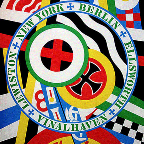 Robert Indiana THE HARTLEY ELEGIES: THE BERLIN SERIES, KVF IV, 1990 Serigraph 77 1/8 x 53 inches Edition of 50 Available at Surovek Gallery
