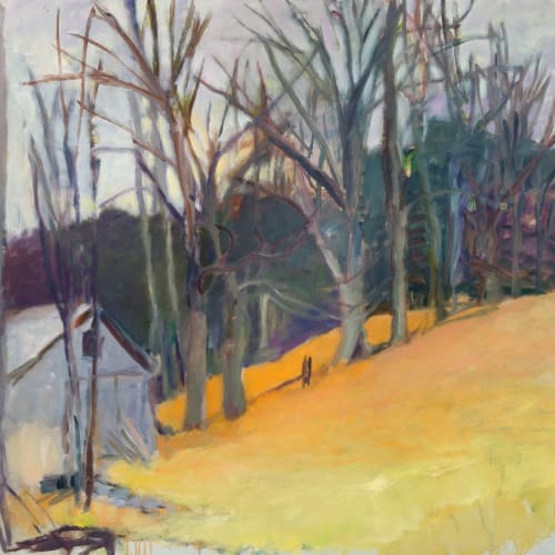 Wolf Kahn Wet November, 1973 Oil on canvas 42.38 x 44.13 inches Available at Surovek Gallery