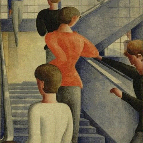 Oskar Schlemmer Bauhaus Stairway. 1932