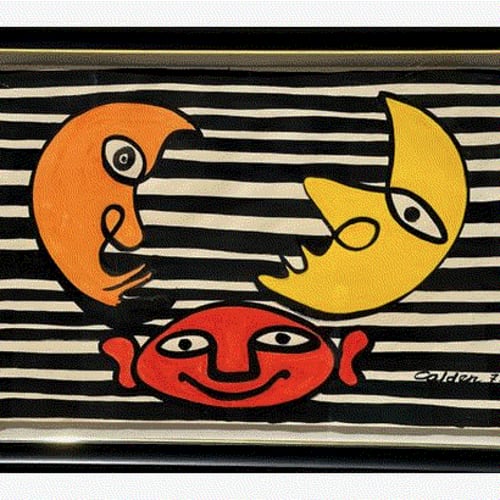 Alexander Calder Two Moons, 1971 Available at Surovek Gallery