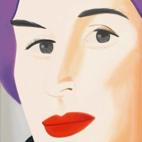 Alex Katz PURPLE HAT (ADA), 2017 Archival pigment inks on crane museo max 365 gsm fine art paper Edition of 125 46 x 21 in 116.8 x 53.3 cm Available at Surovek Gallery