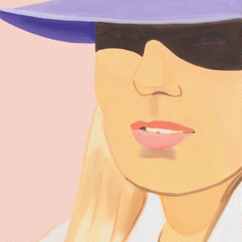 Alex Katz SUNRISE 1, 2022 Archival pigment ink on innova etching cotton rag 315 gsm fine art paper 54 x 40 1/2 in 137.2 x 102.9 cm Available at Surovek Gallery