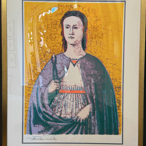 Andy Warhol ST APOLLONIA, 1984 Screenprint on Essex Offset Kid Finished Paper. 30 x 22 in 76.2 x 55.9 cm Available at Surovek Gallery