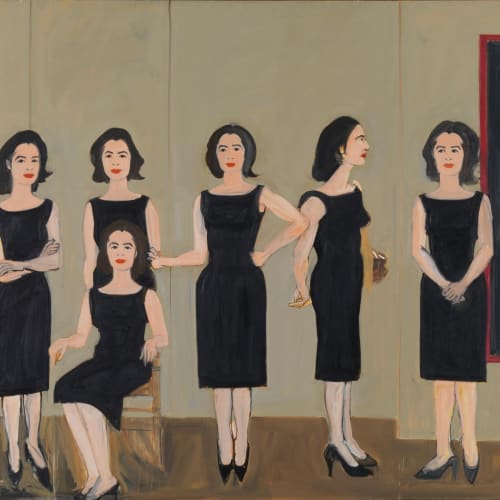 Alex Katz The Black Dress, 1960