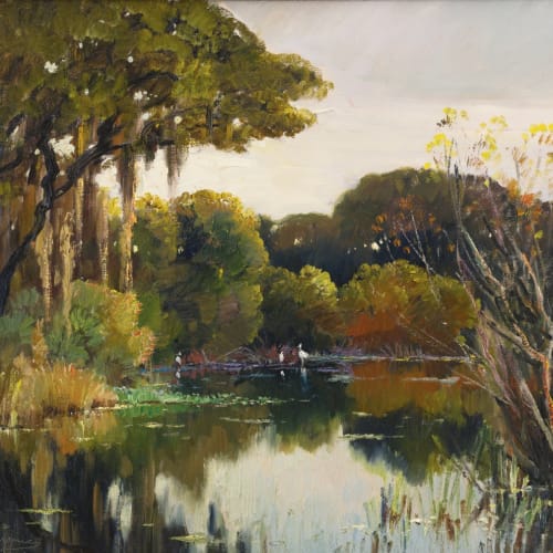 Anthony Thieme Evening, Florida Oil on Canvas