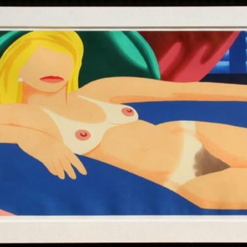 Tom Wesselmann Nude from the Bedroom Blond Series, 1980 Aquatint 28 x 30 inches Edition: AP 12/25 Pencil Signed, dated and numbered (l.r.) For sale at the Surovek Gallery