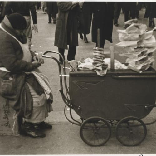 Reginald Marsh Untitled–Pretzel Vendor, from the portfolio Photographs of New York, ca. 1938-1945 Smithsonian American Art Museum