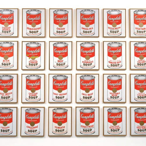Andy Warhol Campbell’s Soup Cans, 1962