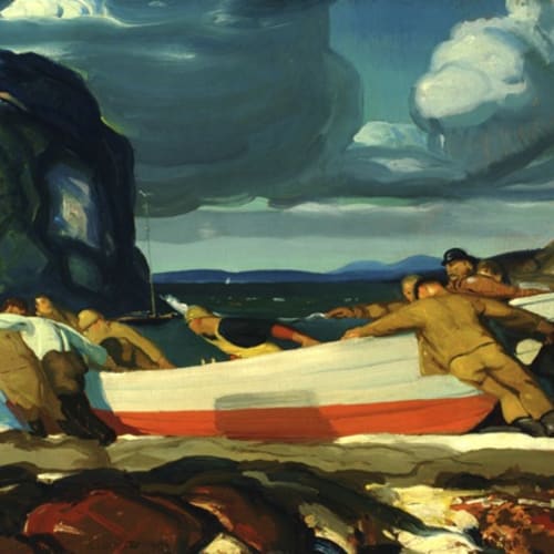 George Bellows The Big Dory, 1913. New Britain Museum of American Art