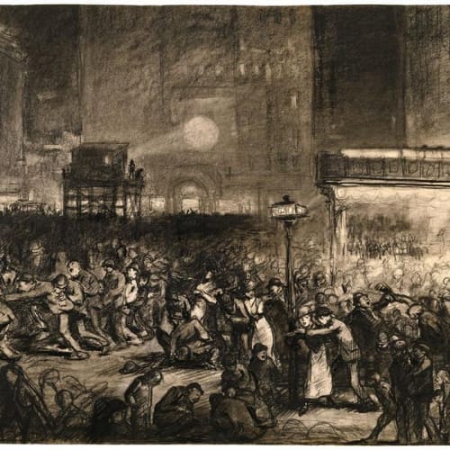 George Bellows Election Night, Times Square, 1906 Hirshhorn Museum