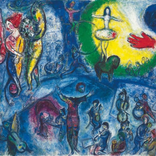 Marc Chagall Le Grand Cirque, 1956 Courtesy Sotheby’s
