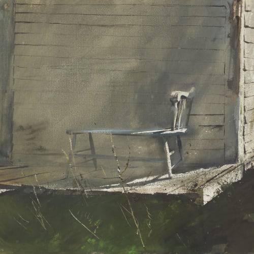 Andrew Wyeth (1917-2009) Henry's Chair No. 2, 1955 Watercolor on paper, 19 x 27 in.