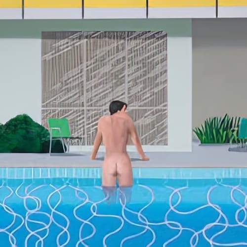 David Hockney, Peter Getting Out of Nick's Pool (1966)